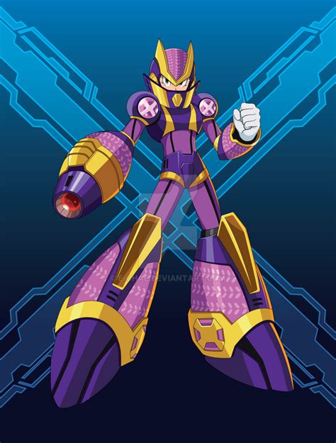 Fan Art Rockman X Ultimate Armor X8 By E Chae On Deviantart