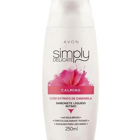 Avon Simply Delicate Sabonete Líquido Intimo Calming 250ml Perfumaria