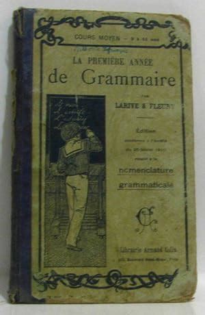 La Premiere Annee De Grammaire Abebooks