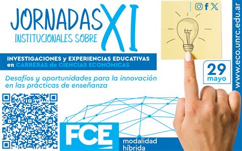 Jornadas educativas XI portada TV Facultad de Ciencias Económicas