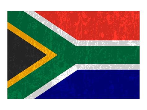 Premium Vector South Africa Flag Official Colors And Proportion