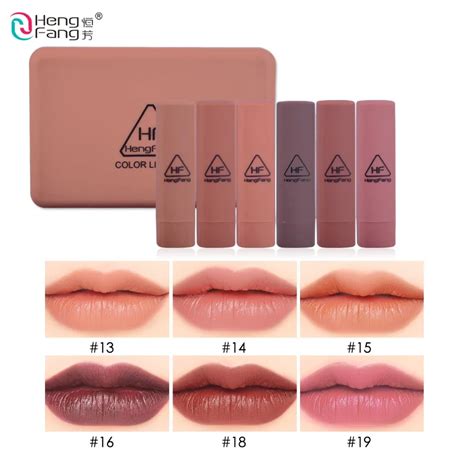 Hengfang Brand Pcs Set Matte Lipstick Nude Velvet Batom Red Lips