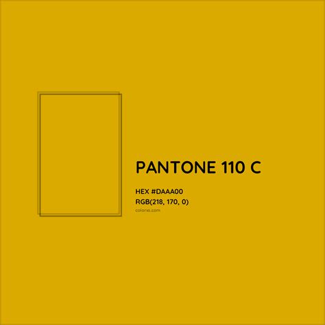 About Pantone 110 C Color Color Codes Similar Colors And Paints