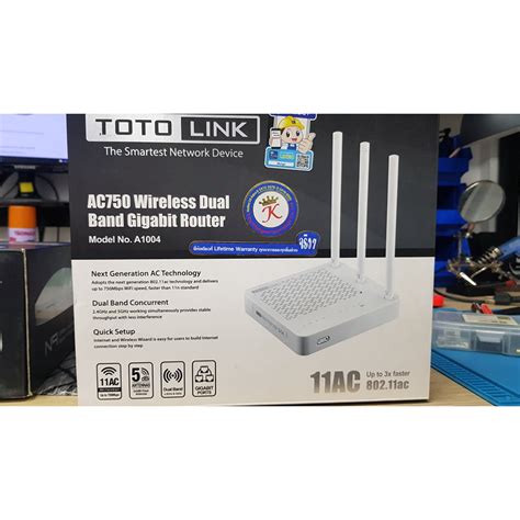 Router TOTOLINK A1004 Wireless AC750 Dual Band Gigabit Shopee Thailand