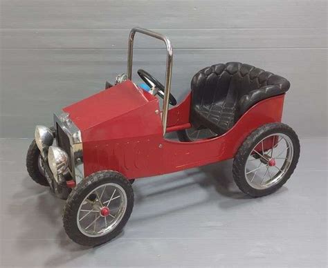 Buddy L 1938 Model T Roadster Pedal Car With Wire Wheels Horn And Bell 32 Long Mayo