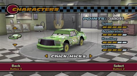 Cars 2 video game chick hicks - ludaown