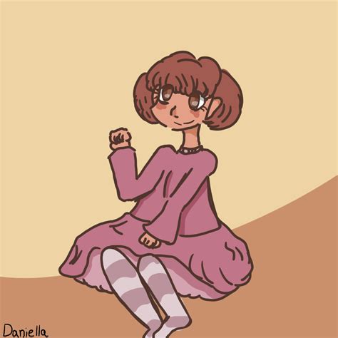 Girl With Cute Dress Ibispaint