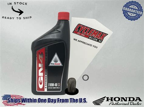 Cyclemax Standard W Oil Change Kit Fits Honda Adv