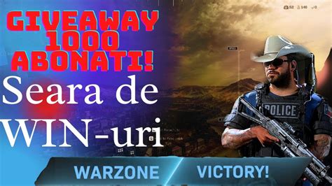 LIVE WARZONE ROMANIA Seara De Win Uri GIVEAWAY La 1000 De Abonati