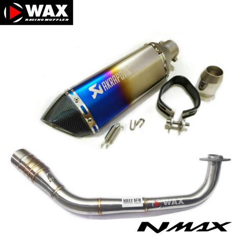 Jual Akrapovic Racing Exhaust For Yamaha Nmax Xmax Aerox Honda Pcx Adv