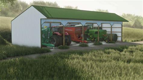 Three Side Shed V10 Fs22 Mod Farming Simulator 22 Mod