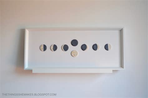 DIY Home Decor | Phases of the Moon Art | The Things She Makes