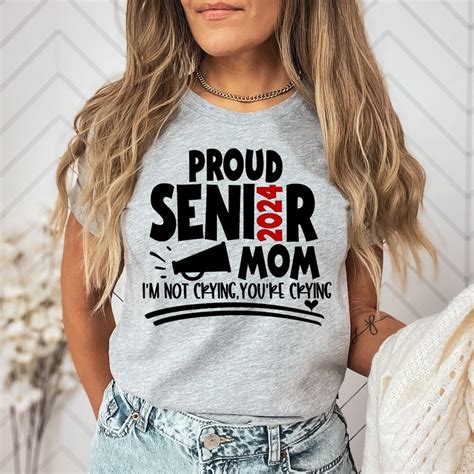 Senior Cheer Mom 2024 Senior Cheer Shirt Cheer Shirt Senior Mom 2024