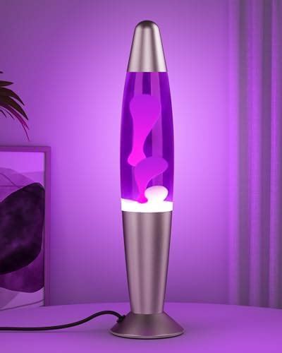 Lava Lamp Original Brand 20 Oz Yellow Wax With Purple Liquid