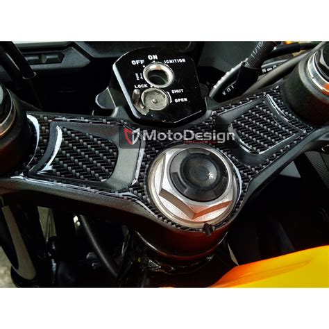 Jual Stiker Timbul Carbon Protector Pad Segitiga Triple Clamp CBR 150 R