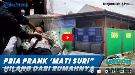 Video Heboh Banget Pulang Dari Rsud Bogor Pria Yang Prank Pura Pura