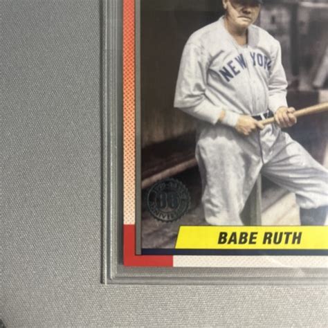 Topps Series Babe Ruth Th Anniversary T SSP Yankees EBay
