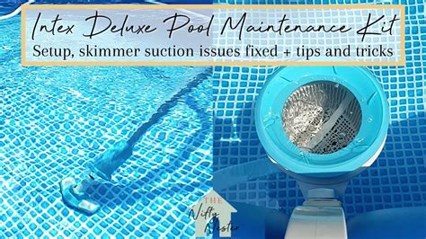 Intex Deluxe Pool Maintenance Kit Above Ground Pool Skimmer Vacuum