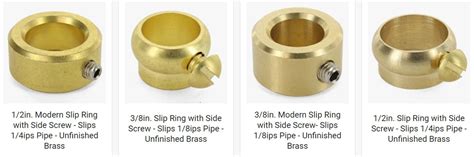 Slip Rings | Lamp Repair | Lamp Parts | Lamp Shades | Barn Lights Expert