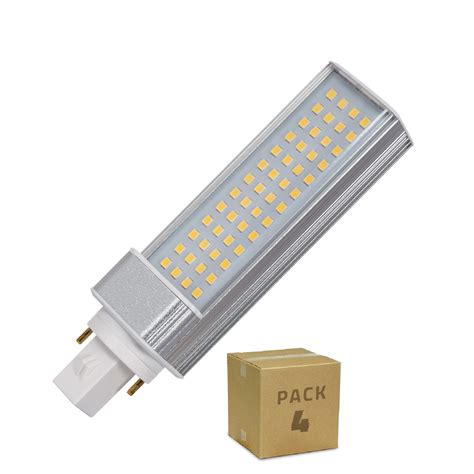 Pack Lâmpada LED G24 12W 4 Un efectoLED