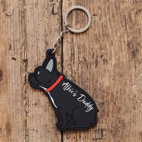 French Bulldog Keyring Personalisation Available £447 Mischievous