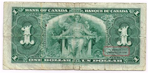 1937 Canada One Dollar Note P58e