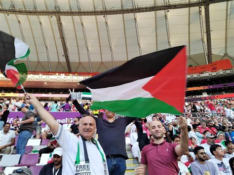 Despite not playing in the World Cup 2022, Palestine is present in the