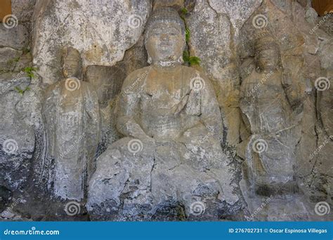 Stone Buddhas In Usuki Japan Editorial Photo Image Of Buddhism