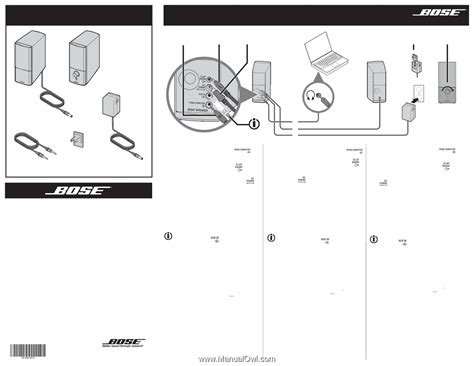 Bose Companion 2 Series III | Quick setup guide