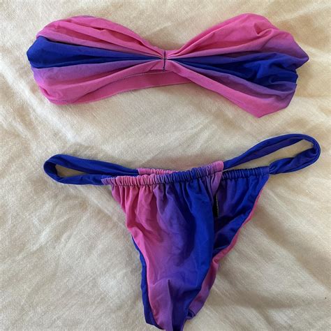 Indah Lala Bikini Top And Bottom Size Extra Small Depop