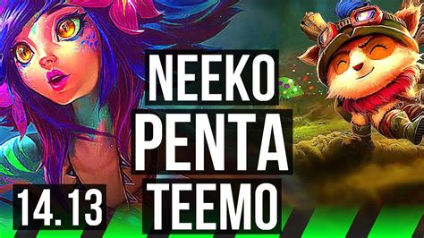 NEEKO Vs TEEMO JGL Penta 52k DMG 900 Games Legendary 20 6 19