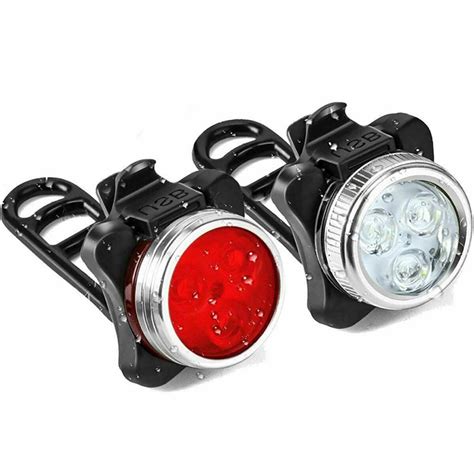 LED Fahrradlampe Set USB Wasserdicht Kaufland De