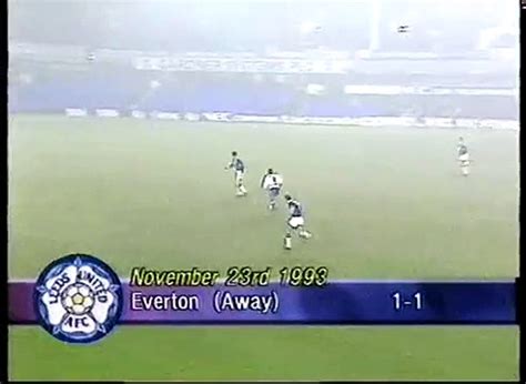 Everton Leeds United 23 11 1993 Premier League Видео Dailymotion