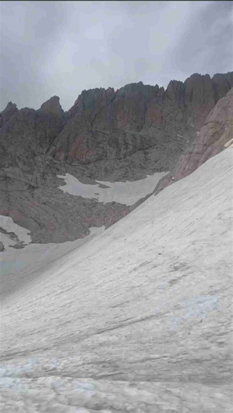 Gran Sasso Spettacolo Dall Ex Ghiacciaio Del Calderone Presente