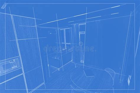 living room graphic home interior sketch illustration stock