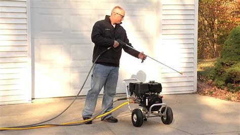 Pressure Washer Starting Procedure Youtube