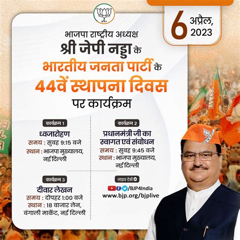 Bjp On Twitter भाजपा राष्ट्रीय अध्यक्ष श्री Jpnadda के भारतीय जनता