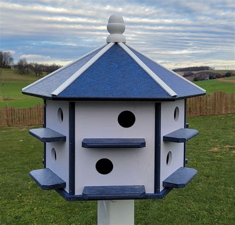 Purple Martin Bird House 12 Nesting Compartments Amish | Etsy