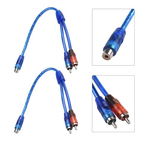 Rca Cable Audio Y S Parateur Adaptateur 1 Femelle 2 Prise Male 30