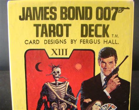 James Bond 007 Tarot Deck With Instructions James Bond Film Live And