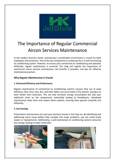 Ppt The Importance Of Regular Commercial Aircon Services Maintenance