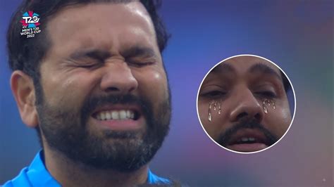 Emotional Rohit Sharma Crying Ahead Of India Vs Pakistan Match T20