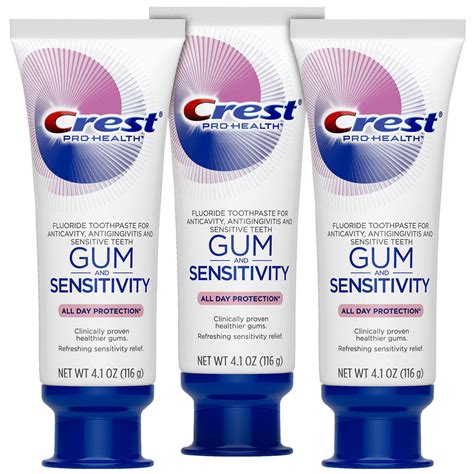 Crest Pro Health Gum And Sensitivity Sensitive Toothpaste 4 1 Oz 3 Pk Openbax