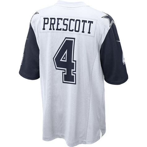 Mens Dallas Cowboys Dak Prescott Nike Navy Alternate Game Team Jersey