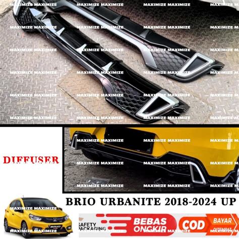 Diffuser Belakang All New Brio 2018 2022 2023 2024 Urbanite RS Satya