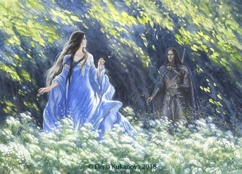 Encounter Of Beren And Luthien By Ekukanova On Deviantart