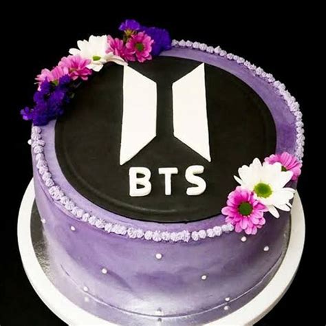 Send Delicious Vanilla Bts Cake Online Gal23 110631 Talove