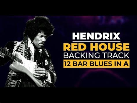 Hendrix Style Super Slow Blues Guitar Backing Track In A Red House