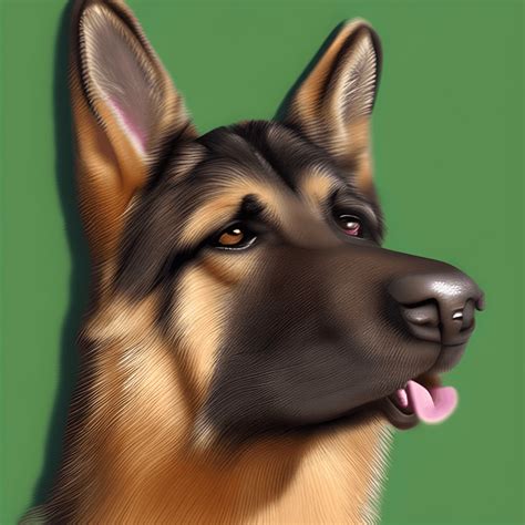 Kawaii German Shepherd Chibi · Creative Fabrica