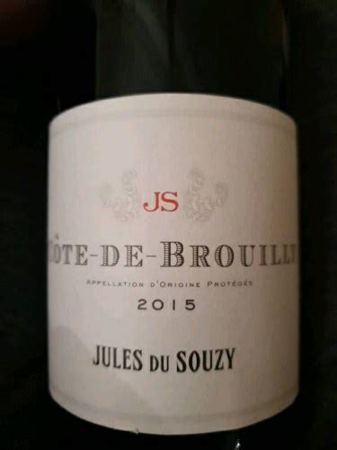 Jules du Souzy Côte de Brouilly Vivino